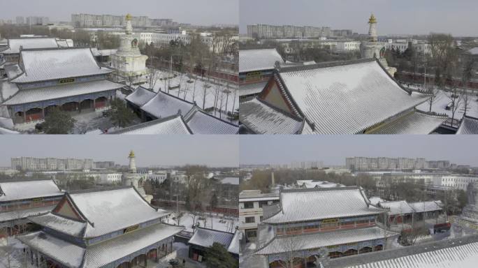 4K沈阳东塔古建筑风光宣传片雪景（2）