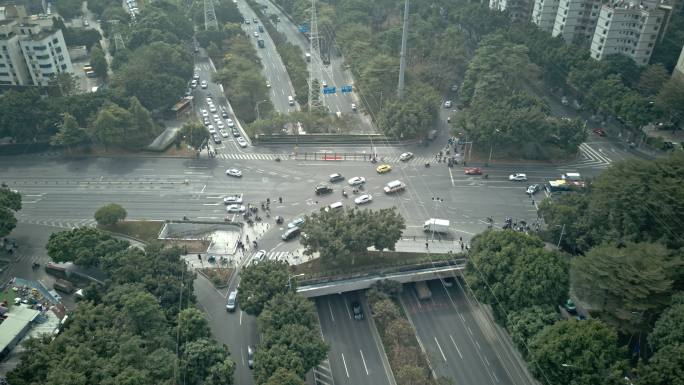 科韵路中山大道立交日景