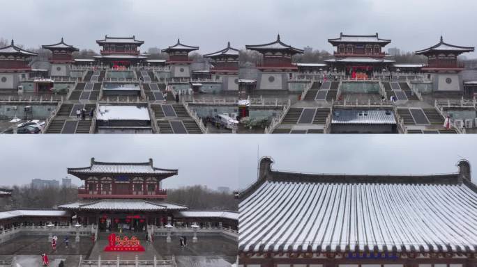 西安青龙寺雪景