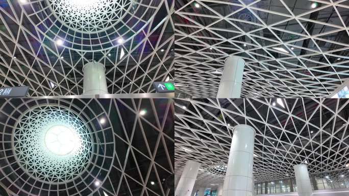 深圳城市地铁内部素材空镜头9