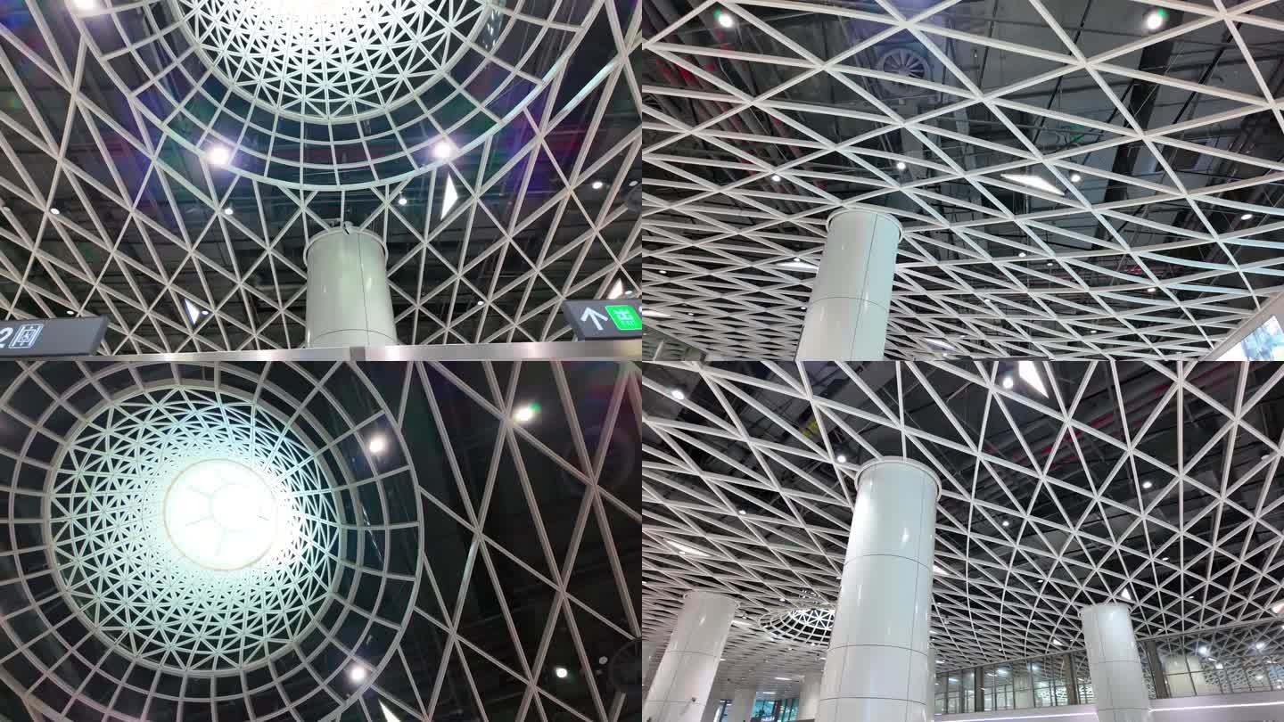 深圳城市地铁内部素材空镜头9