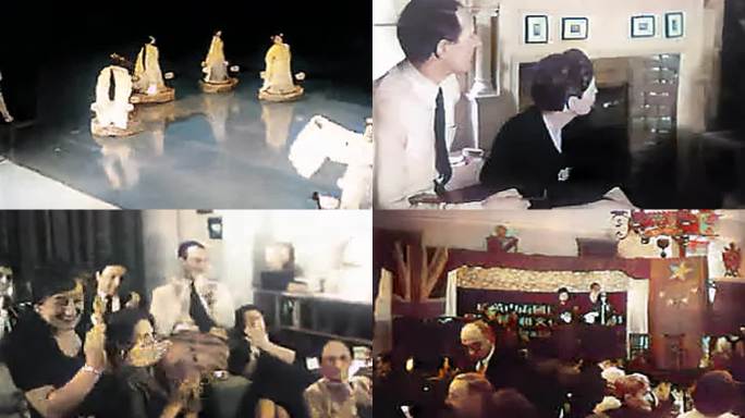 50年代 英国BBC录制中国访问团节目