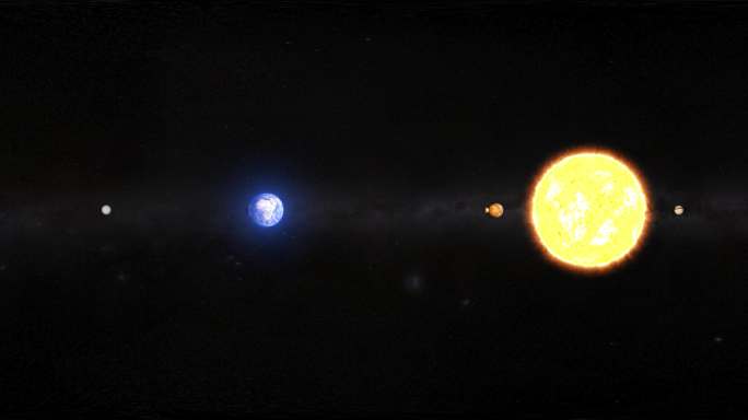 VR_8K太阳星系360度全景