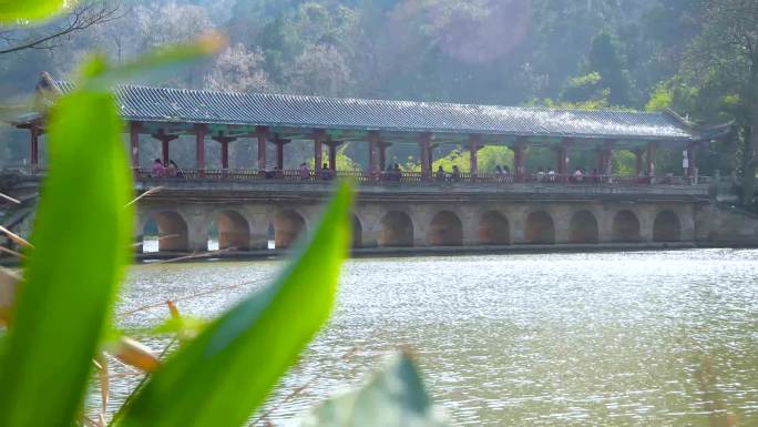 黔灵公园风雨桥 古桥