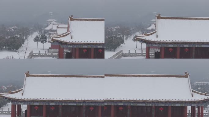 周至 楼观台雪景