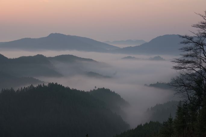 云海 云雾 平流雾 日出 云上风景