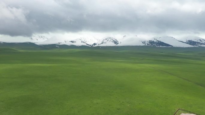 新疆那拉提草原航拍