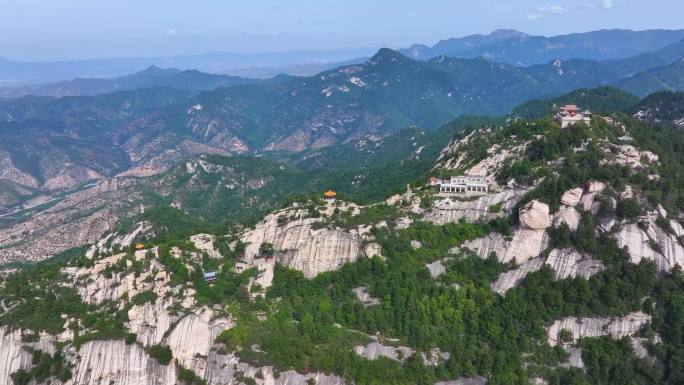 山西 吕梁  山峰 群山 大自然 航拍