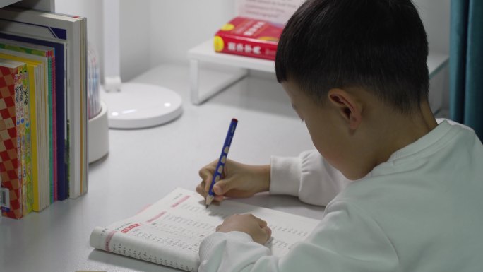 【4K原创】孩子写作业 小学生学习