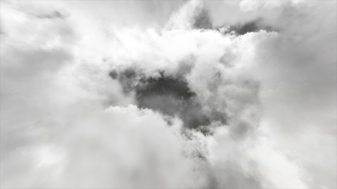 穿梭云透明通道 云转场_AE模板