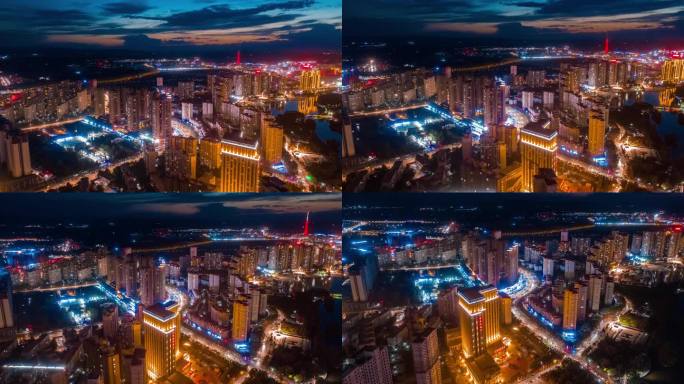 阿克苏市 城市航拍