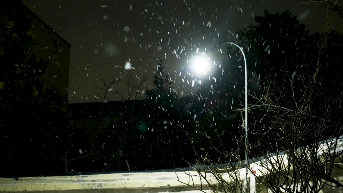 下雪夜景6K