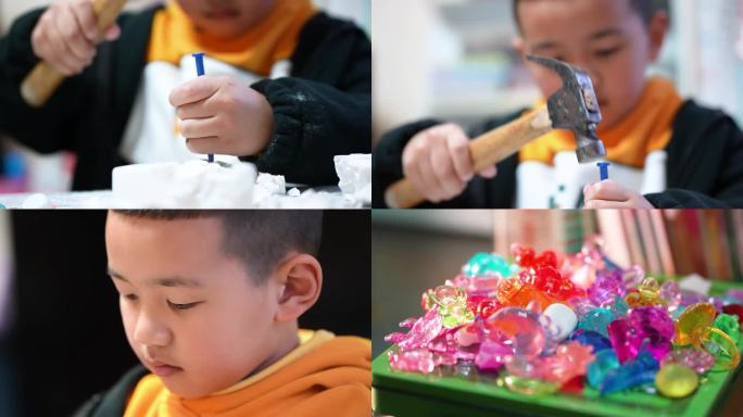 培养儿童动手能力 化石盲盒