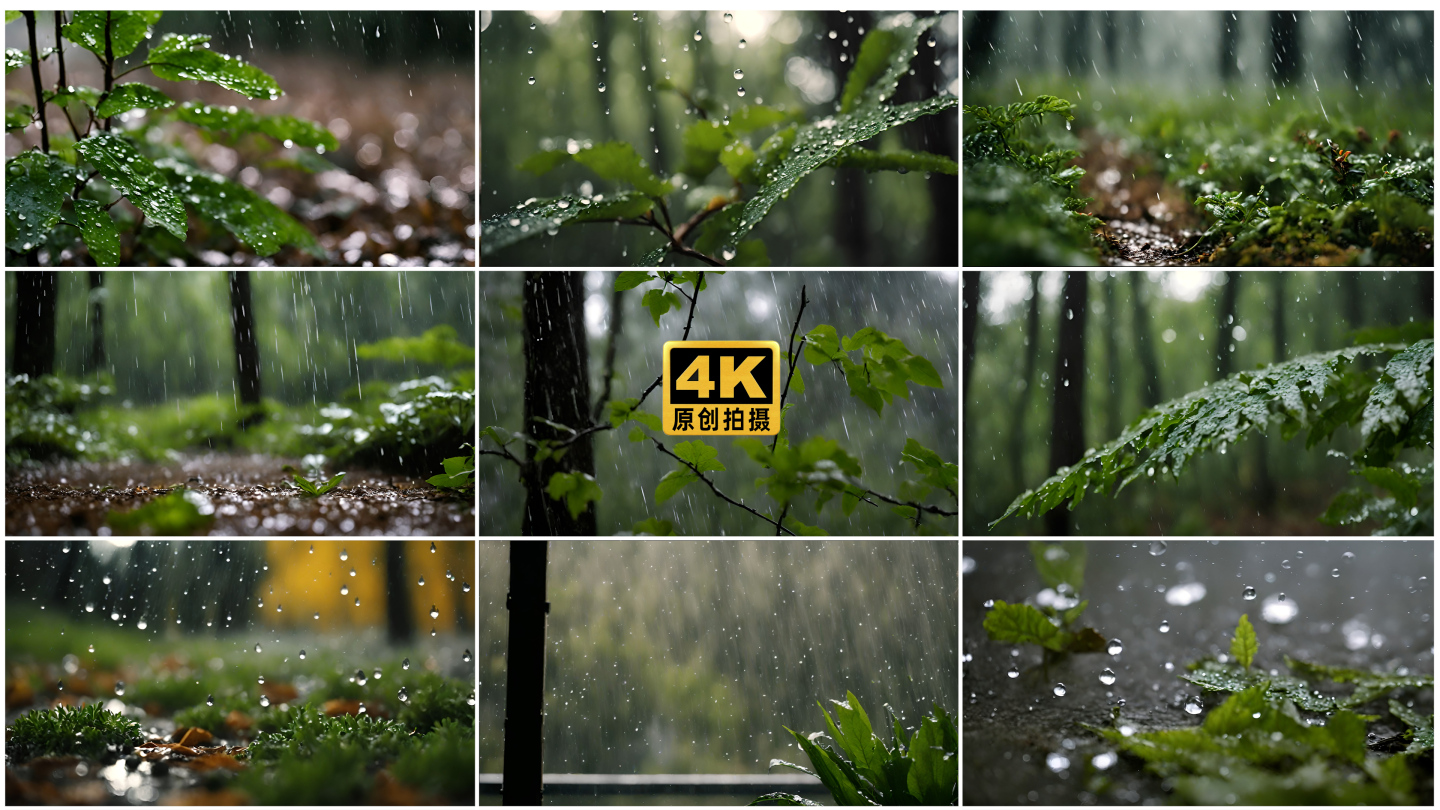 春雨 谷雨 雨水 下雨