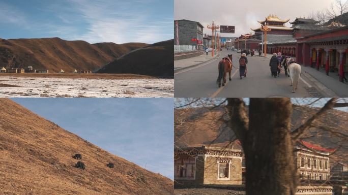 318川西 川藏线 自然景观 雪山 藏民