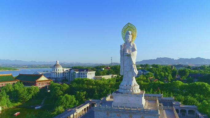 岐山湖 公园 景色 邢台旅游 临城景色