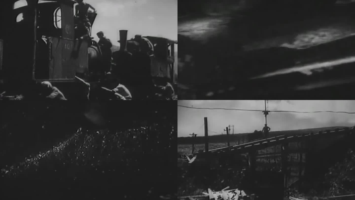 40年代中国煤矿工人作业影像
