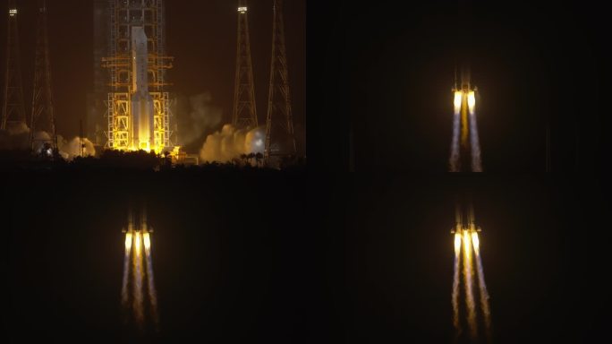 嫦娥五号夜晚发射