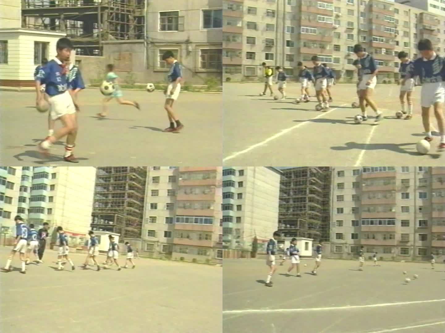 8090年代 足球体育学校运动青春学生