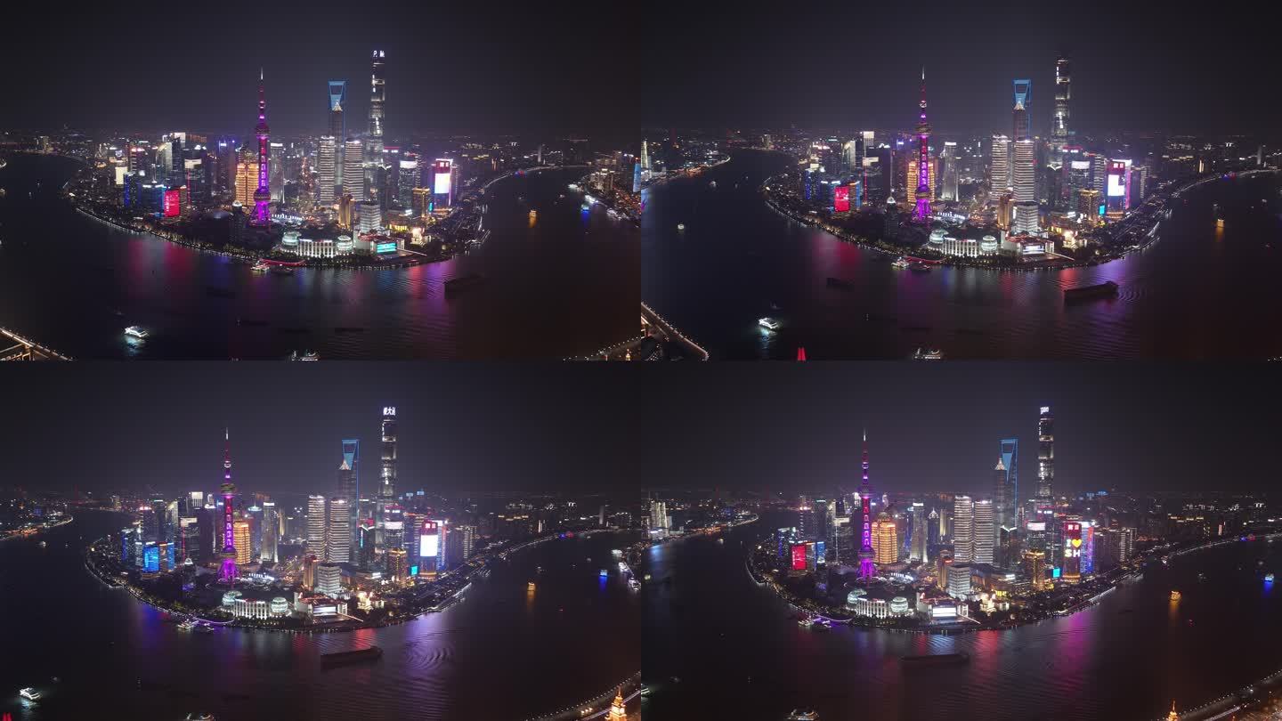 4k上海外滩夜景