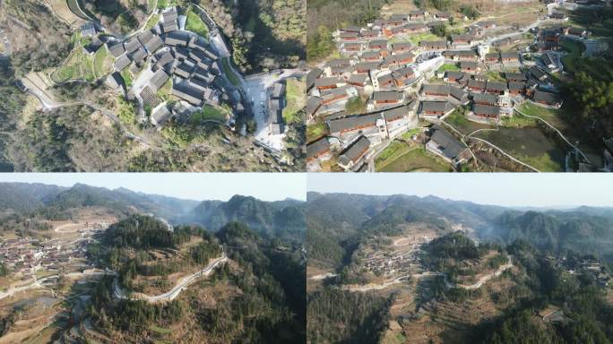 合集湖南湘西十八洞村4K航拍