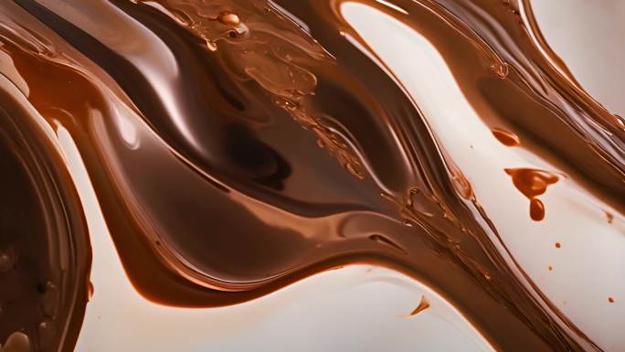 巧克力液体流动背景