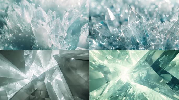 水晶钻石光影宝石匠心抽象镜头境界意向艺术