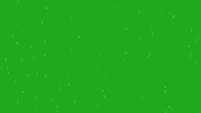 落线绿屏运动图形绿幕抠像下雨