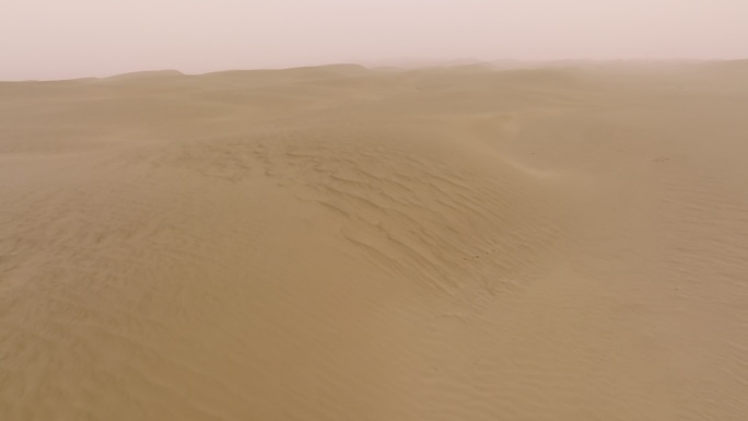 沙漠 沙尘 航拍