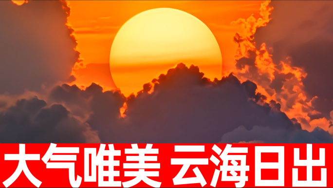 云海 日出  阳光 太阳 升起 太阳升起