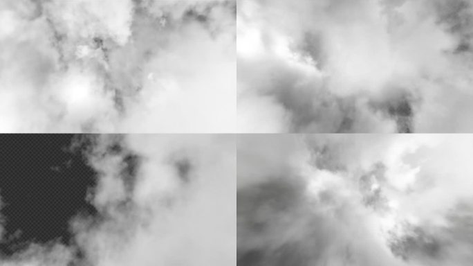 12组4k穿梭云 带透明通道 大气云开场