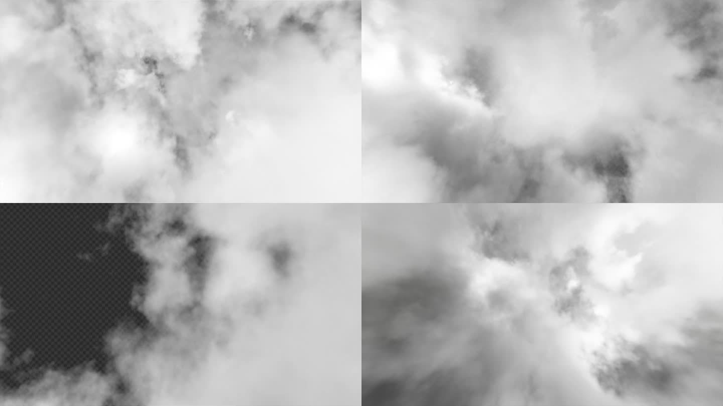 12组4k穿梭云 带透明通道 大气云开场