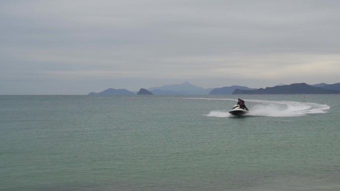 大海 快艇海水 海滩 海面