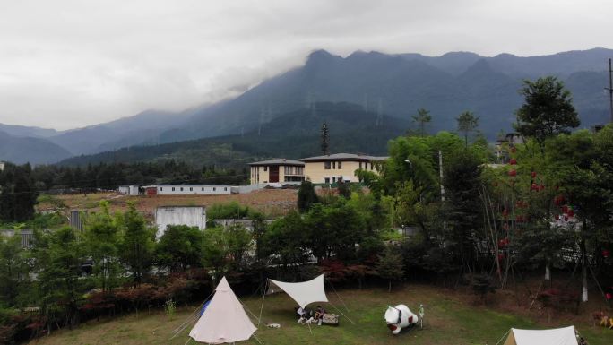 峨眉山 七里坪 公园 森林 青山绿水