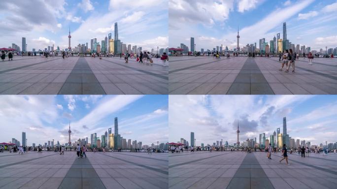 8k60帧延时拍摄上海外滩