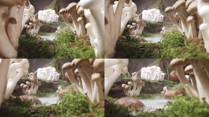 蟹味菇 蘑菇微景观