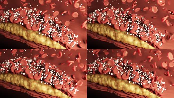 血栓血脂堆积