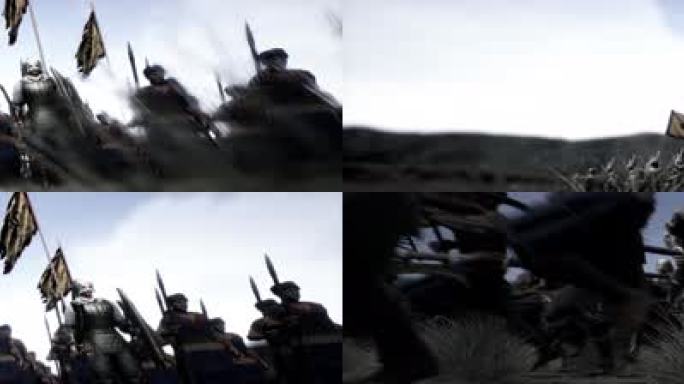 古代战争三维视频 明朝军队 抗击倭寇