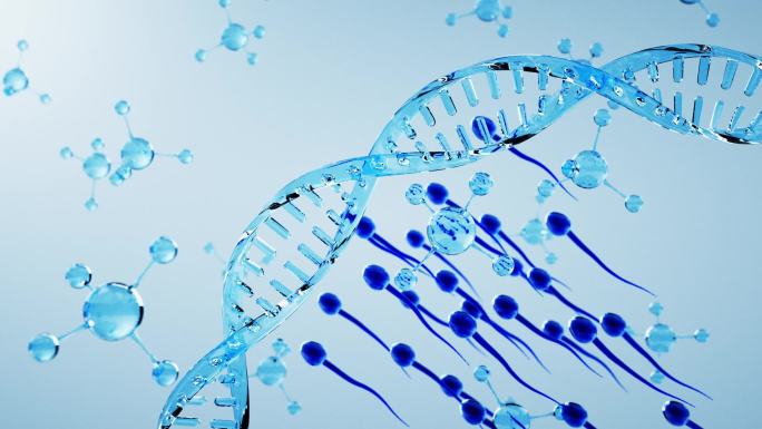 微观水分子DNA链 遗传基因医疗健康广告