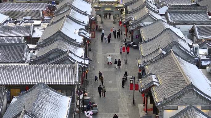 大同鼓楼东街历史文化街区航拍