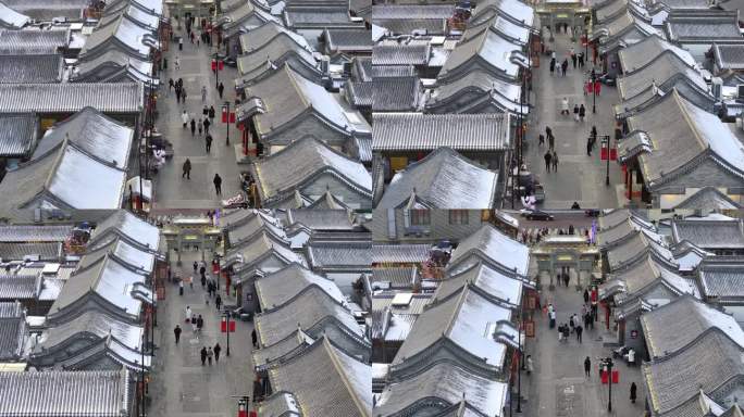 大同鼓楼东街历史文化街区航拍