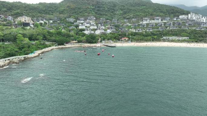 深圳盐田大梅沙滨海公园 航拍