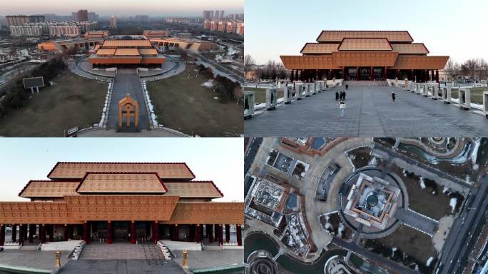 中国安阳文字博物馆航拍