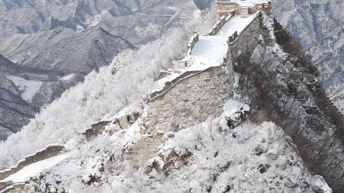 长城雪后风光