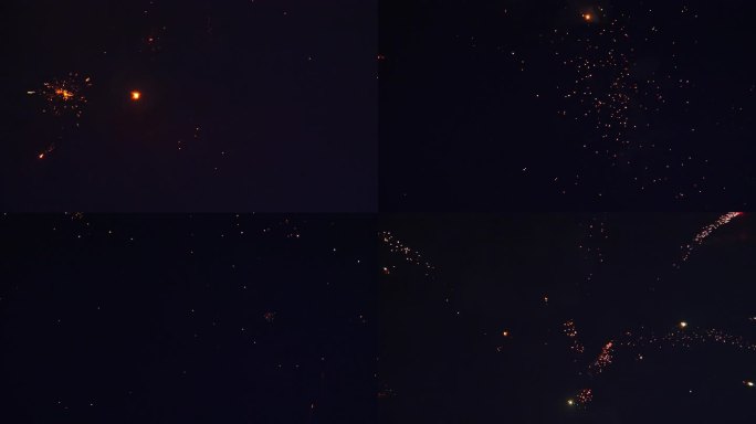 烟花 过年 过年烟花 放烟花 年味