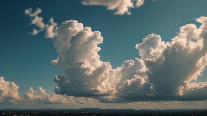 云雾云朵云层延时天空视频素材云朵气候