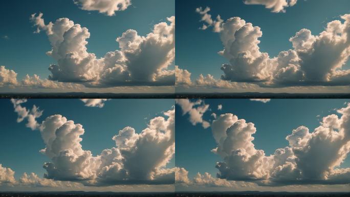 云雾云朵云层延时天空视频素材云朵气候
