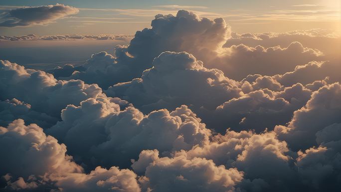 云雾云朵云层延时天空视频素材云朵白云