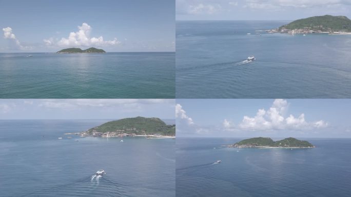 【4K】海南陵水分界洲岛海岛旅游景区航拍