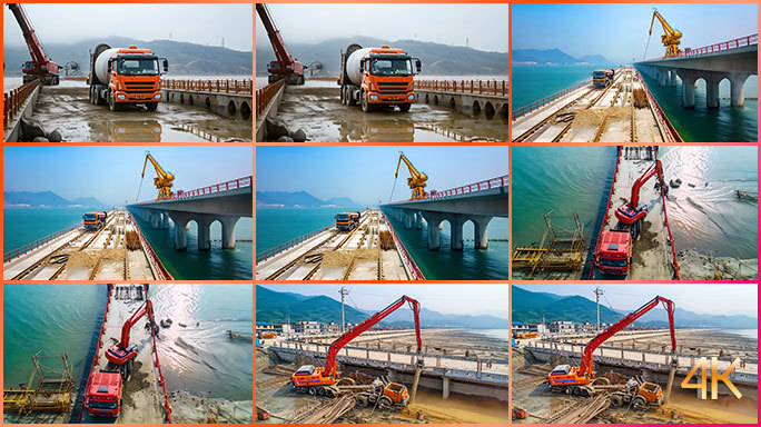 桥梁施工工程 国家道路基础混凝土设施建设